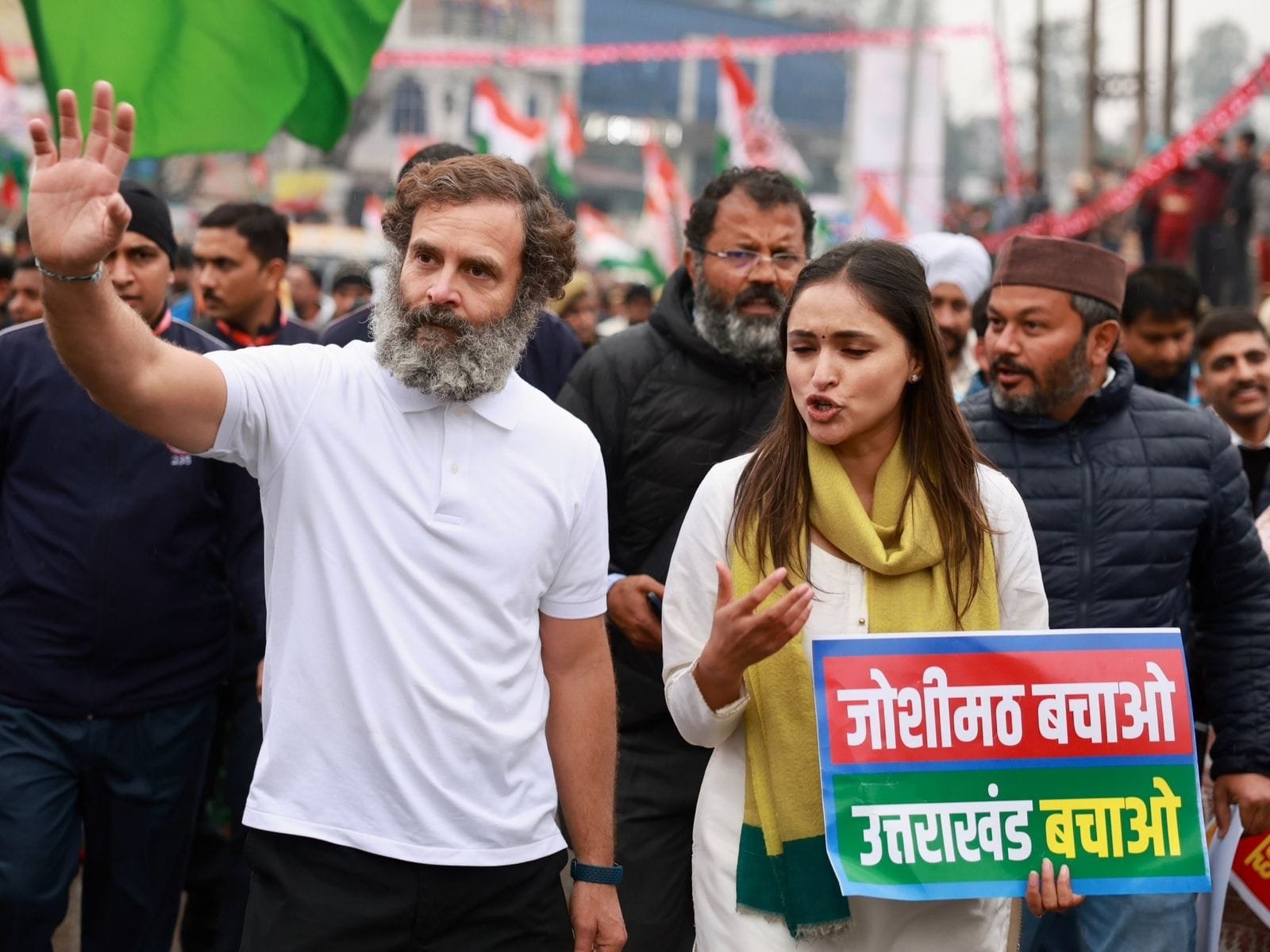 जम्मू कश्मीर में कांग्रेस ने ‘भारत जोड़ो यात्रा’ के दौरान जोशीमठ के प्रति एकजुटता प्रदर्शित कर दिया संदेश